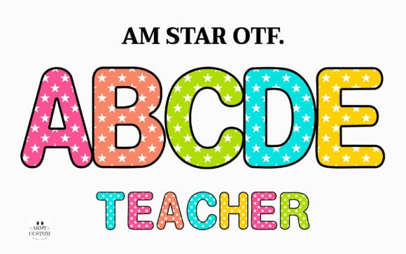Am Star: A Playful Font for Educational Design