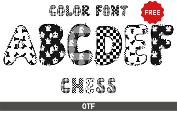 Chess: A Playful Typeface for Creative Design Projects