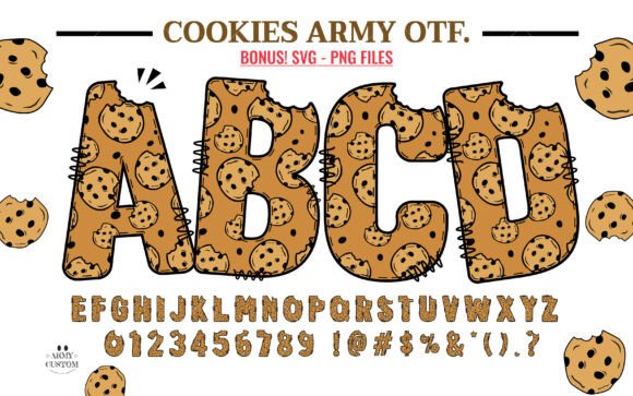Cookies Army: Festive Typography for Holiday Designs