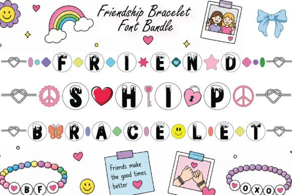 Friendship Bracelet: A Playful Alphabet for Personalized Design
