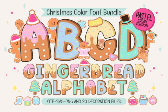 Gingerbread Pastel Cream: A Sweet Design Asset