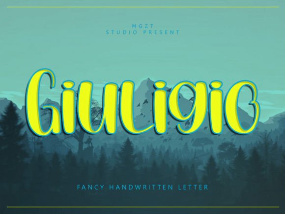 Giuligio: Whimsical Typography for Modern Design