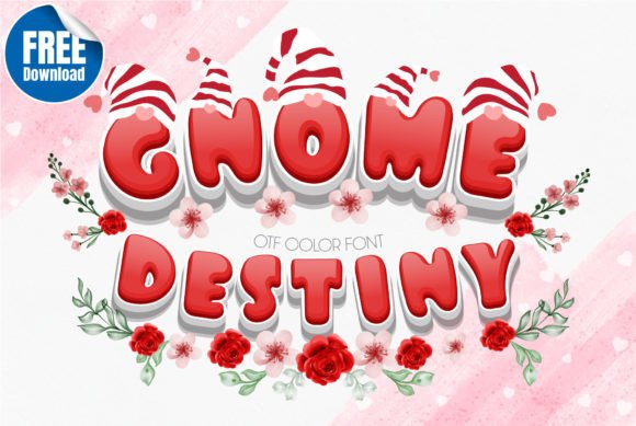Gnome Destiny: A Playful Color Font for Creative Projects