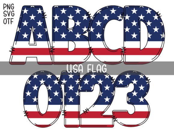 Love Usa: A Patriotic Color Font for Creative Projects