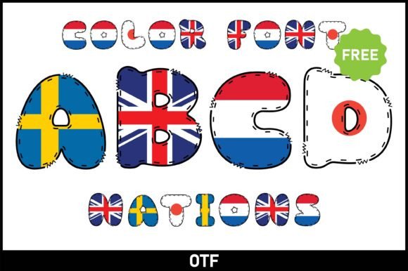 Nations Font: A Playful Design Asset for Modern Branding
