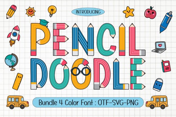 Pencil Doodle: A Playful Font for Creative Design