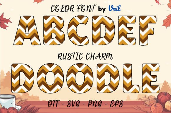 Rustic Charm: A Vibrant Font for Modern Design