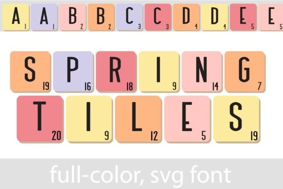 Spring Tiles: The Clever Typeface for Creative Branding