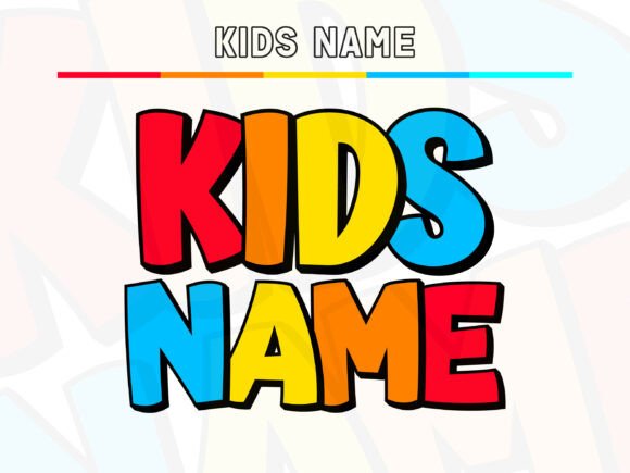 The Playful Power of Kids Name in Modern Design