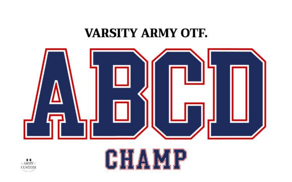 Varsity Army: Unleash Collegiate Spirit in Your Designs